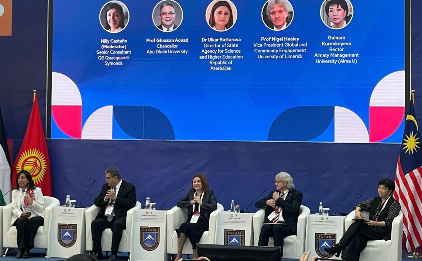  Ректор AlmaU Гульнара Куренкеева выступила на открывающей панели QS Higher Ed Pre-Summit: Asia Pacific 2024