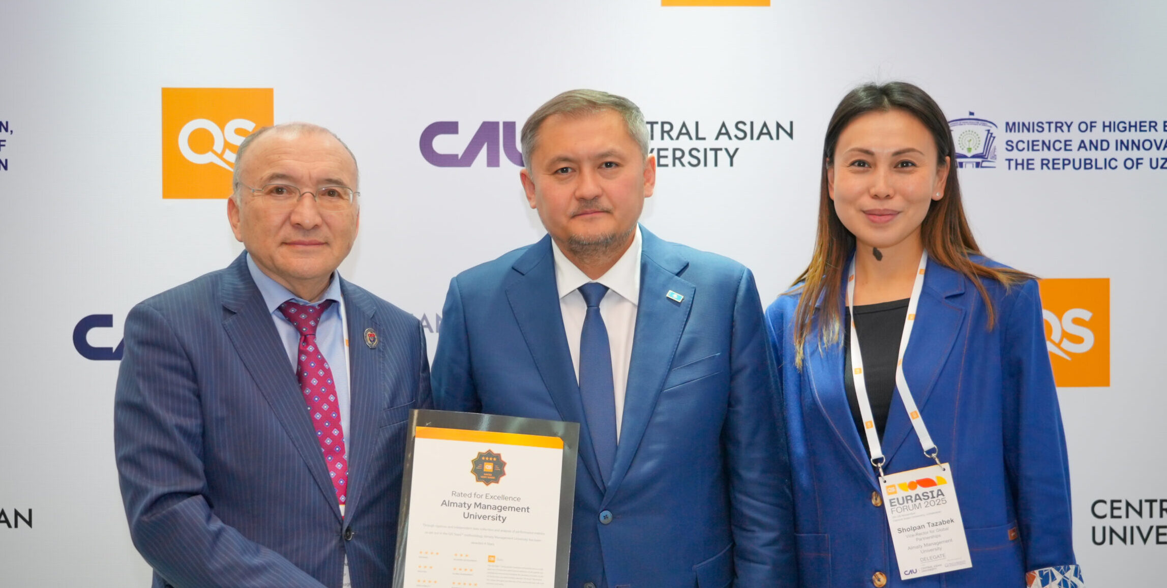 Достижение AlmaU вновь прозвучало на QS Eurasia Forum 2025