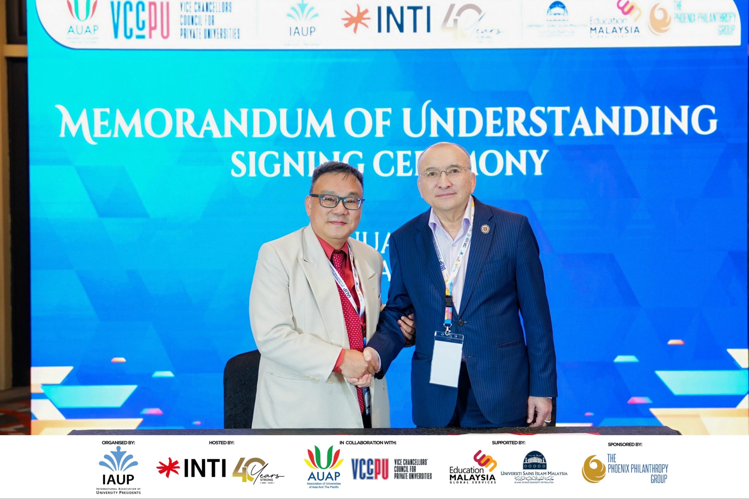 Президент AlmaU принял участие в региональной конференции IAUP в Малайзии и подписал соглашение с INTI International University