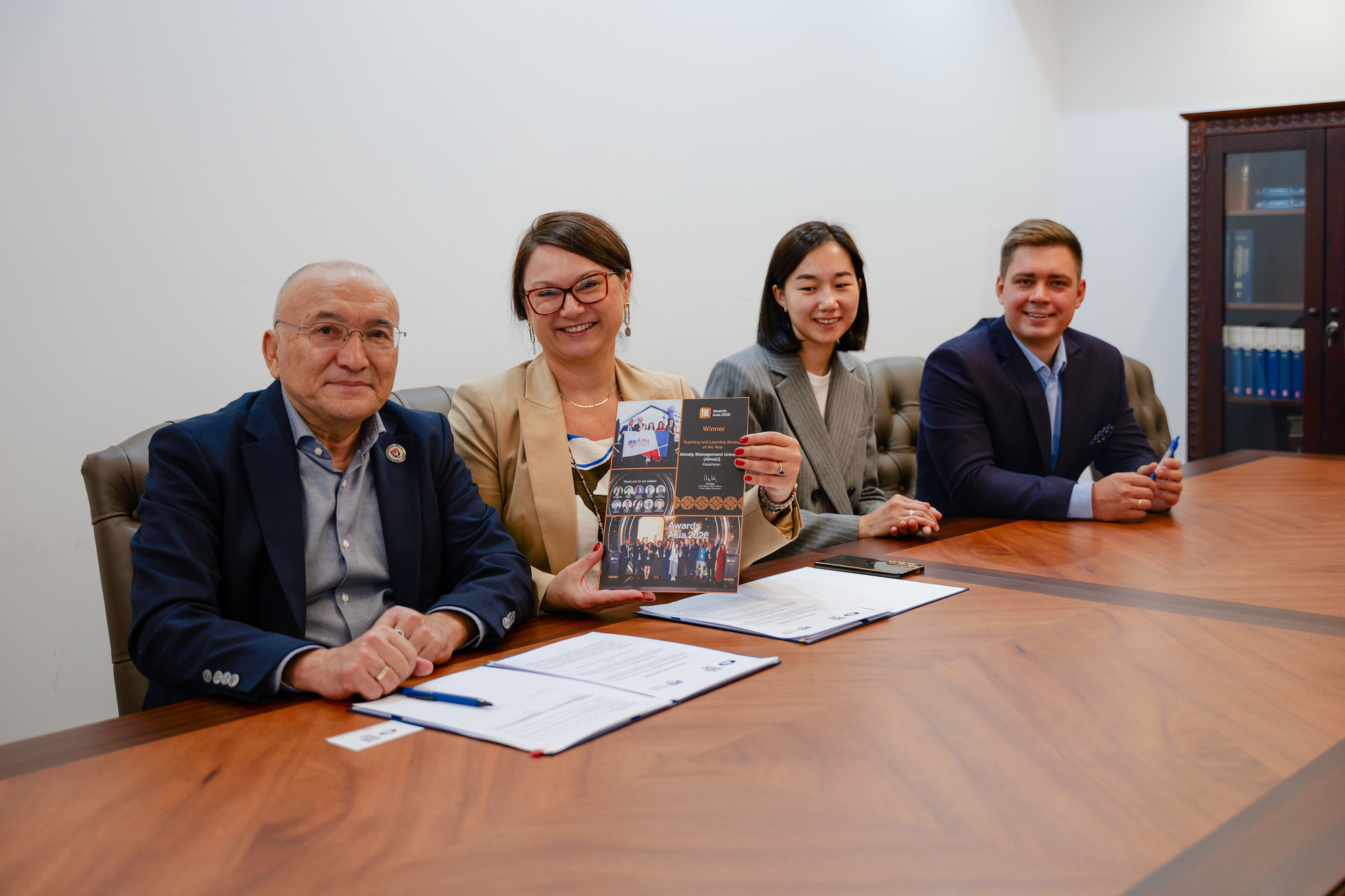 AlmaU мен Козьминский университеті қос диплом бағдарламасын іске қосады